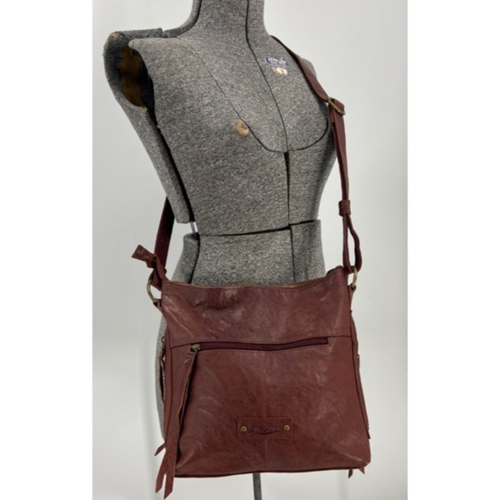 Lucky brand leather Crossbody purse